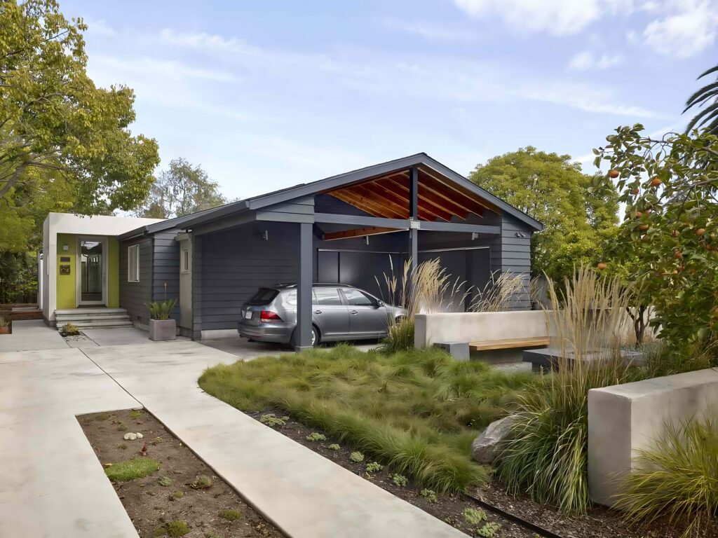 one cart carport design and building